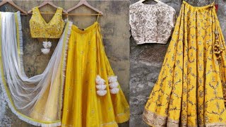 Yellow Lehenga / Lehenga for haldi ceremony || Kohinoor Collection