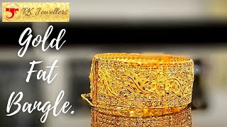 Big FAT BAngle made in 22kt Hallmark Gold by RK Jewellers Goa's BEst