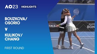Bouzkova/Osorio v Kulikov/Chang Highlights | Australian Open 2023 First Round