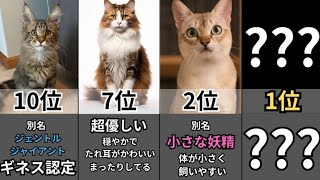 【決定版】最も飼いやすい猫種ランキングTOP10 【2024完全版】