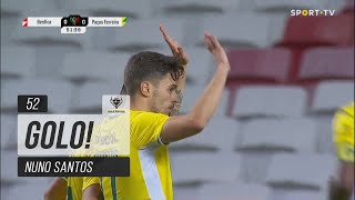 Goal | Golo Nuno Santos: Benfica 0-(1) Paços de Ferreira (Taça da Portugal 21/22)