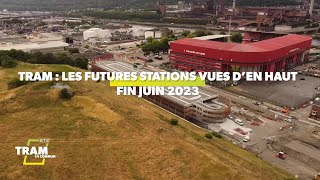 Tram de Liège : un survol pour localiser les futures stations