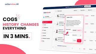How to Track COGS Changes Over Time for Any Amazon SKU in 3 Mins | sellerview.AI
