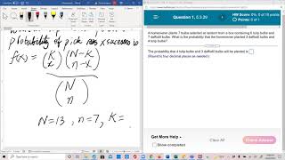 Probability and Statistics Lesson 58: Hypergeometric Distribution