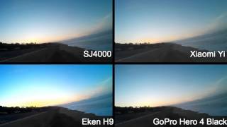 Sj4000 vs Xiaomi Yi vs Eken H9 vs GoPro Hero 4 Black