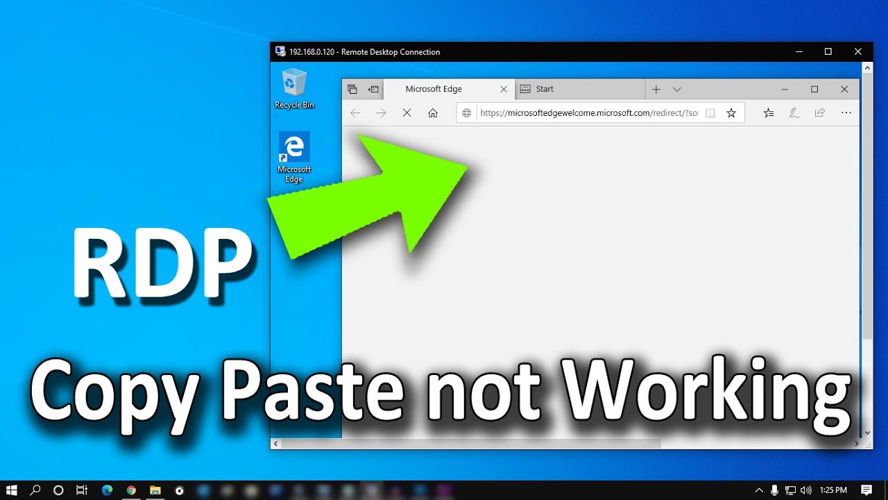 How To Fix Copy Paste Not Working In Remote Desktop Connection ...