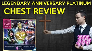 LEGENDARY ANNIVERSARY  PLATINUM CHEST REVIEW INJUSTICE 2 MOBILE