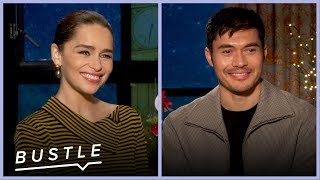 Emilia Clarke and Henry Golding Play Holiday Movie “Would You Rather?” | Bustle Cuts