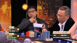 Two Asian Businessmen Clash in $1 MILLION DOLLAR pot (Real Money) [Funny]