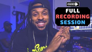 Full Recording Session | How To Record with a Vocalist | Creation Process PT 2