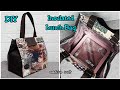 Cara Membuat Tas Bekal berinsulasi / Tas Piknik / How to Make Insulated Lunch Bag / DIY Picnic Bag