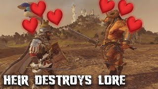 HEIR DESTROYS LORE - Total War Warhammer 2