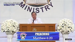 JMCIM | Preaching | Bel. Ordained Preacher Louie Angeles | November 10, 2024