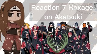 [Reaction 7 Hokage on Akatsuki] [rus🇷🇺/ang🇺🇲] Реакция 7 хокаге на Акацуки + план чёрного зецу