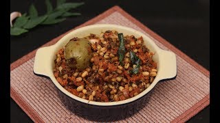 Sprouted Green Gram Sukka / Monthi Fest Recipe/Traditional | The Roshow - Daiji Kitchen | Recipe 378