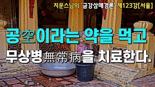 공空이라는 약을 먹고 무상병無常病을 치료한다 | 금강삼매경론 제123강【서울 지운스님】