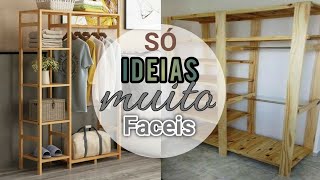 25 IDEIAS DE GUARDA ROUPA DE PALLET | GUARDA ROUPA MINIMALISTA | PALLETS FURNITURE - JOSEANE SILVA