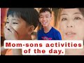 Mom-Sons activities of the day || As requested by loyal subscribers.