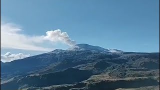 Volcán Nevado del Ruiz emana nuevas columnas de cenizas: ¿qué recomiendan autoridades?