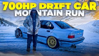 First ride in my 700 HP Driftcar - Singleturbo M50 E36 goes crazy on the streets!