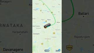 Mumbai - Maharashtra to Coorg - Madikeri - Karnataka| India travel map route animation via bus