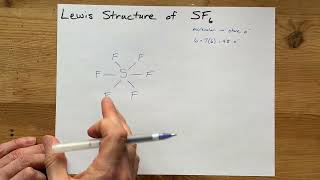 Lewis Structure of SF6 (sulfur hexafluoride)