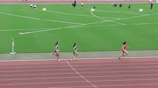 特別国民体育大会標準記録チャレンジ記録会（2023 7 8）少年A女子800m（石橋）