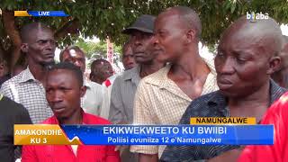 Poliisi evuniiza 12 e’Namungalwe