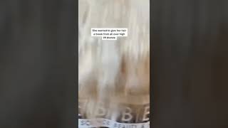 LOWLIGHTS ON BLEACH BLONDE