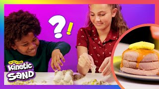 A Big Kinetic Sand Breakfast 🍳| More with Kinetic Sand | Creativity for Kids