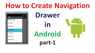 Android Navigation Drawer tutorial:part1 | ShoutCafe.com
