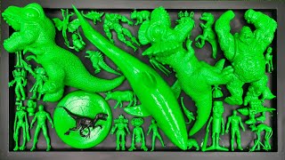 Dinosaurus Jurassic World Dominion: T-rex/Brachiosaurus/Skibidi/Spider-Man/KingKong/Tung Tung Sahur