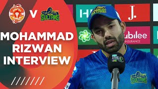 Mohammad Rizwan Interview | Islamabad United vs Multan Sultans | Match 3 | HBL PSL 6 | MG2T