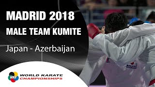 BRONZE MEDAL. Japan vs Azerbaijan - 2018 World Championships | WORLD KARATE FEDERATION