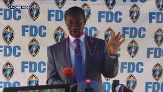 FDC presidential flag-bearer race to end next week on Tuesday