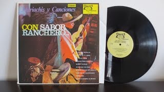 Con Sabor Ranchero - Mariachis Y Canciones  -  Cuate's Records ‎– CU-529