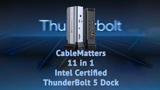 CableMatters Thunderbolt 5 Dock!  Not bad