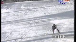 Luc Alphand wins downhill (Bormio 1996)