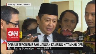 DPR: UU Terorisme Sah, Jangan Kambing-Hitamkan DPR