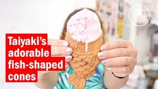 NYC's most adorable dessert is a fish-shaped ice cream cone from Taiyaki