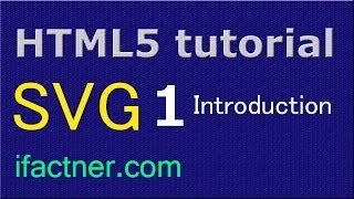 HTML5 Inline SVG beginners tutorial introduction 1