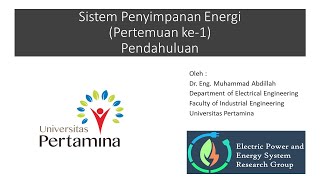 Sistem Penyimpanan Energi