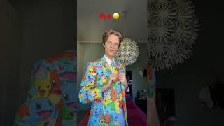 Filthyleo say Bye with suit #viral #shorts #youtube #funny #pokemon