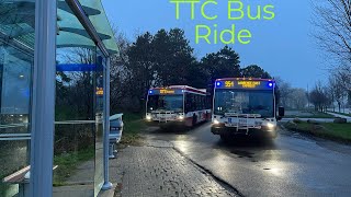 Toronto TTC 954 Lawrence East Express Bus Ride - Full Route Westbound 4/18/2024