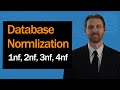 Database Normalization in SQL - 1NF, 2NF, 3NF, 4NF - SQL Training Online