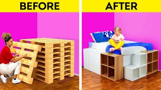 Kid's Room Renovation || DIY Platform Bed Of Your Dreams