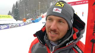 Marcel Hirscher won #vitranc2018 giant slalom and secured GS World Cup Season Title