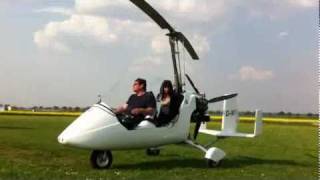 Gyrocopter Schnupperflug mit Ultraleicht Flugschule Aircademy auf dem Flugplatz Weilerswist