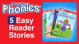 Meet the Phonics | 5 Easy Reader Stories | Preschool Prep Company