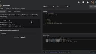[CODE WARS] 6kyu 'Pyramid Array' with TDD by python